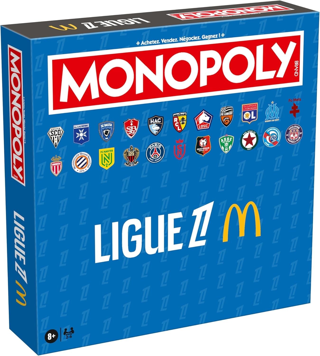 Winning Moves - Monopoly Ligue 1 - Jeu de societe Football